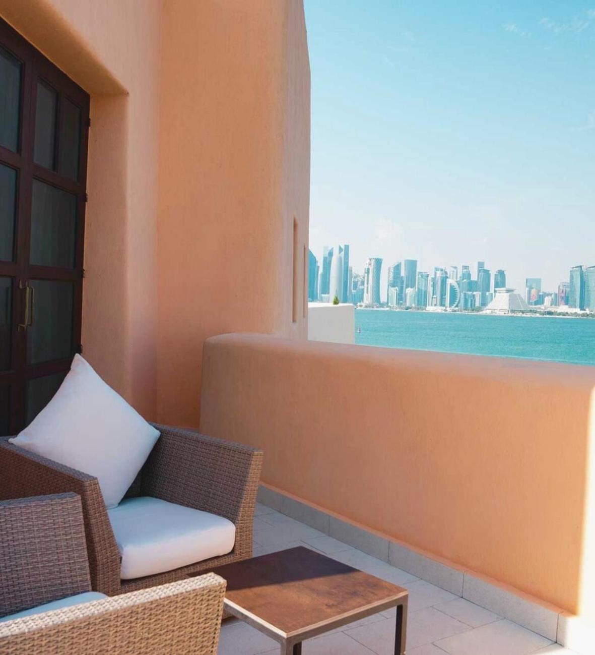 Mina Hotel And Residences By The Torch Doha Ngoại thất bức ảnh View of the Doha skyline from the hotel
