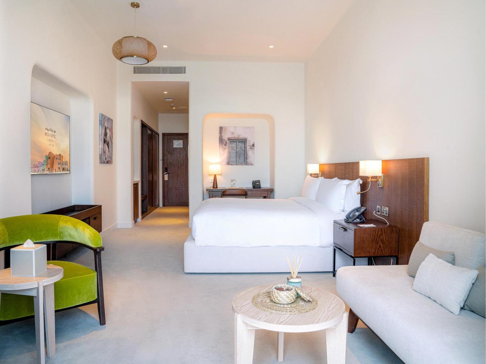 Mina Hotel And Residences By The Torch Doha Ngoại thất bức ảnh A guest room at the hotel